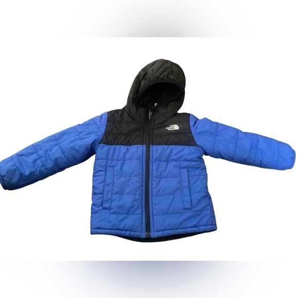 The North Face Other - The North Face Blue and Black REVERSIBLE Hooded Jacket